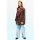 Mango Kids pied-de-poule manteljas - bruin