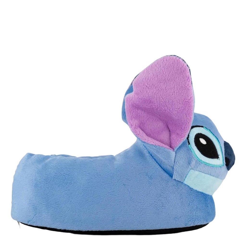 Blauwe jongens Stitch pantoffels - van textiel