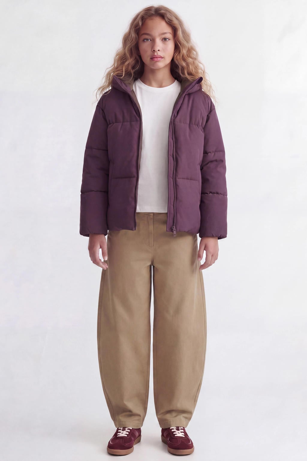 JJXX GIRL pufferjas - paars