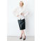 Grace & Mila blouse met krijtstreep - ecru