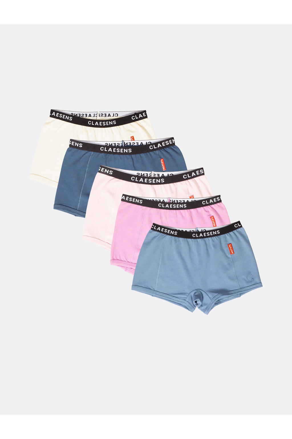 Claesen's Meisjes Boxershort 5-Pack Multi Essentials