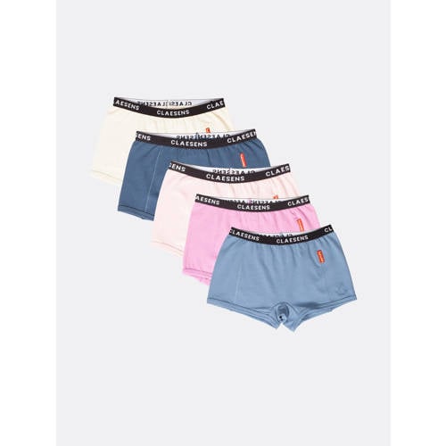 Claesen’s Meisjes Boxershort 5-Pack Multi Essentials