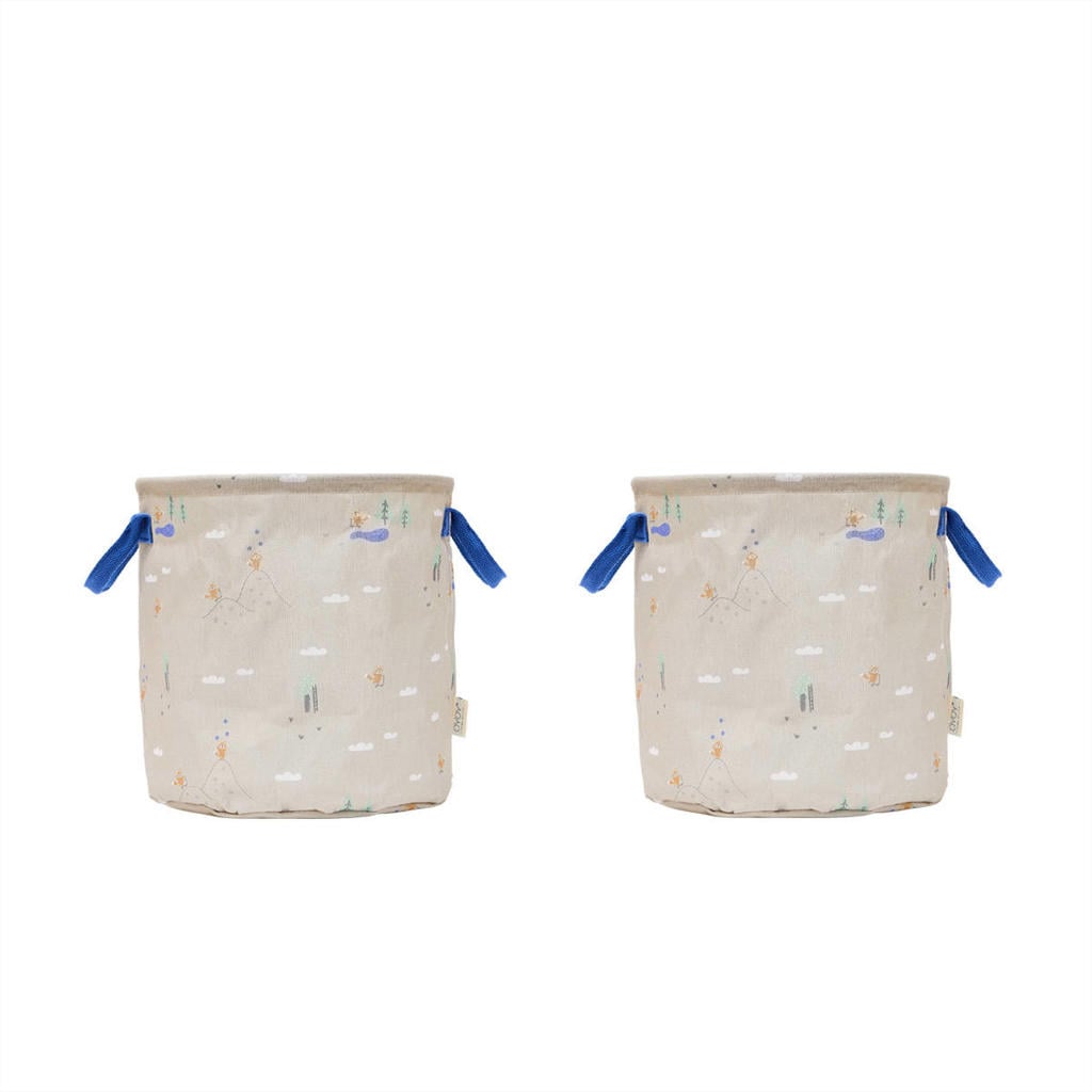 OYOY Mini opbergmand Foxy (set van 2)