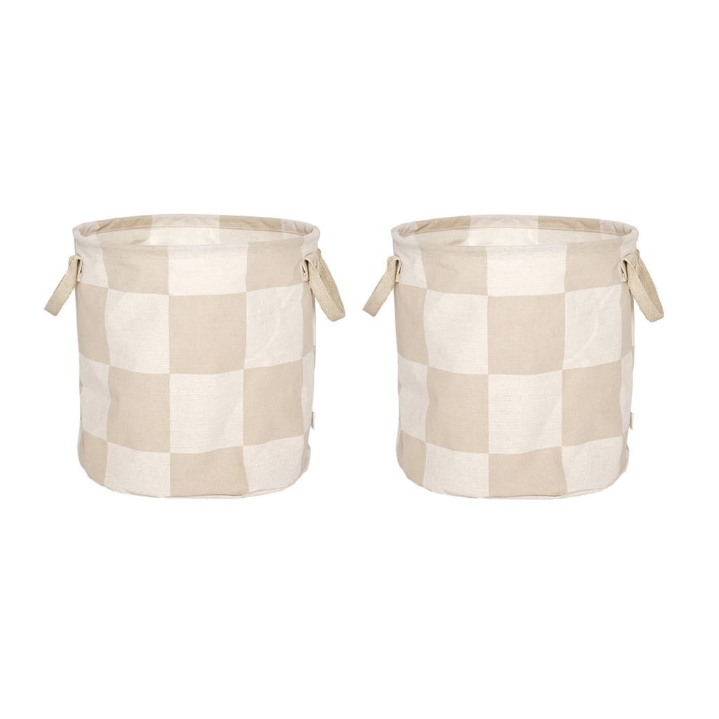 OYOY Living opbergmand Chess (set van 2)