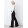 Grace & Mila corduroy flared broek - aubergine