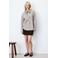 Grace & Mila geruite blouse - beige/zwart