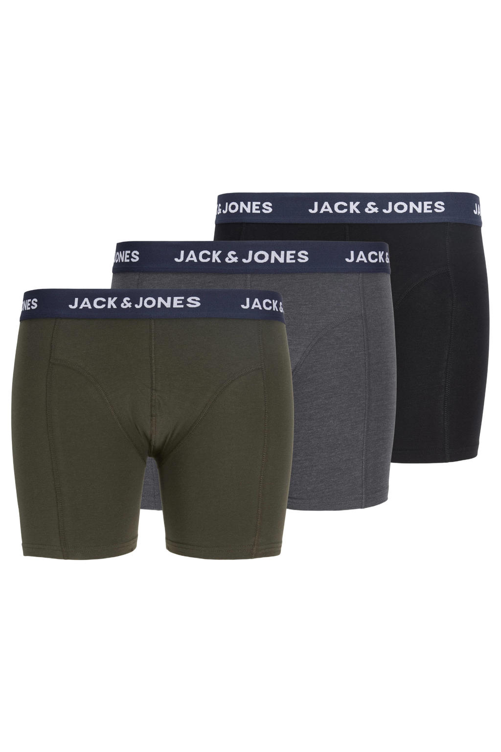JACK & JONES PLUS SIZE boxershorts (set van 3)