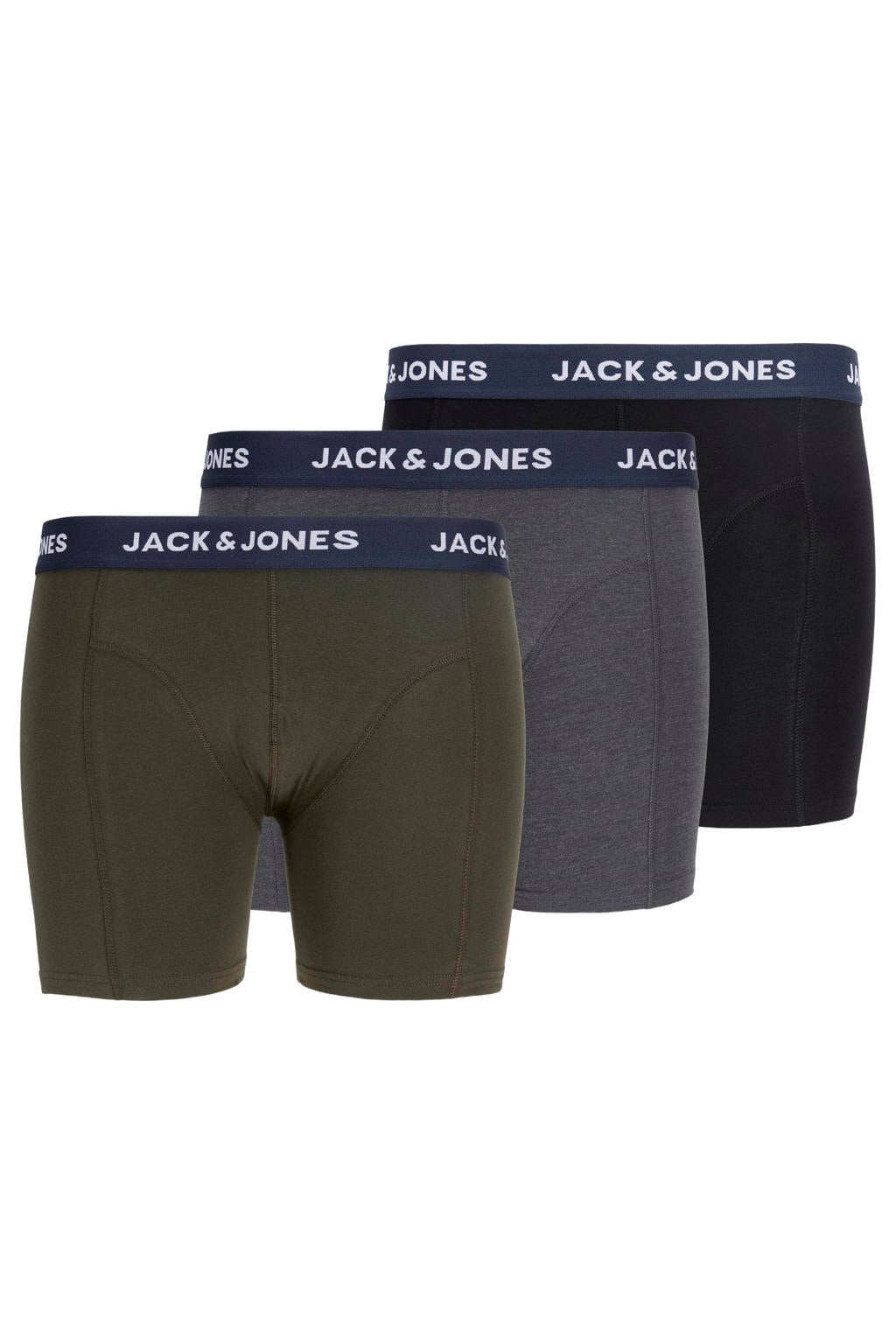 JACK & JONES PLUS SIZE boxershorts (set van 3)