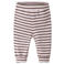 NAME IT BABY katoenen gestreepte babybroek - roze/bruin