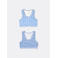 Claesen's Meisjes Croptop 2-Pack Blueberry
