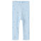NAME IT BABY katoenen gebreide babybroek met print - lichtblauw