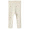 NAME IT BABY katoenen gebreide babybroek met print - zand