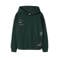 NAME IT KIDS sweater met tekst - donkergroen/roze