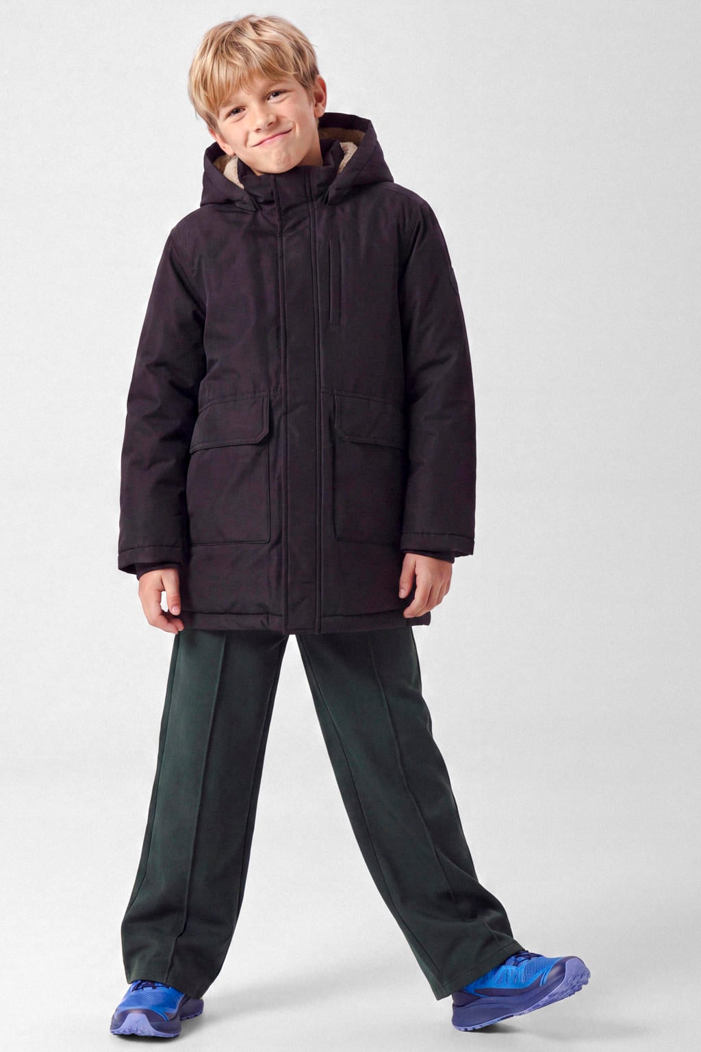 NAME IT KIDS joggingbroek - donkergroen