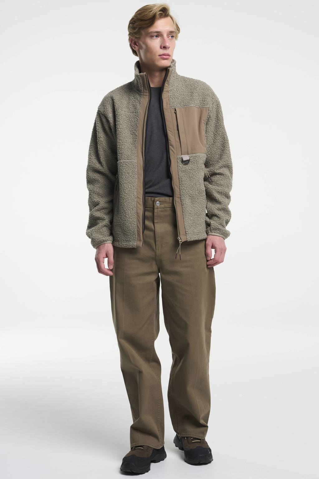 Tenson teddy outdoor vest - taupe