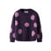 NAME IT MINI gebreide trui met stippen - paars/roze