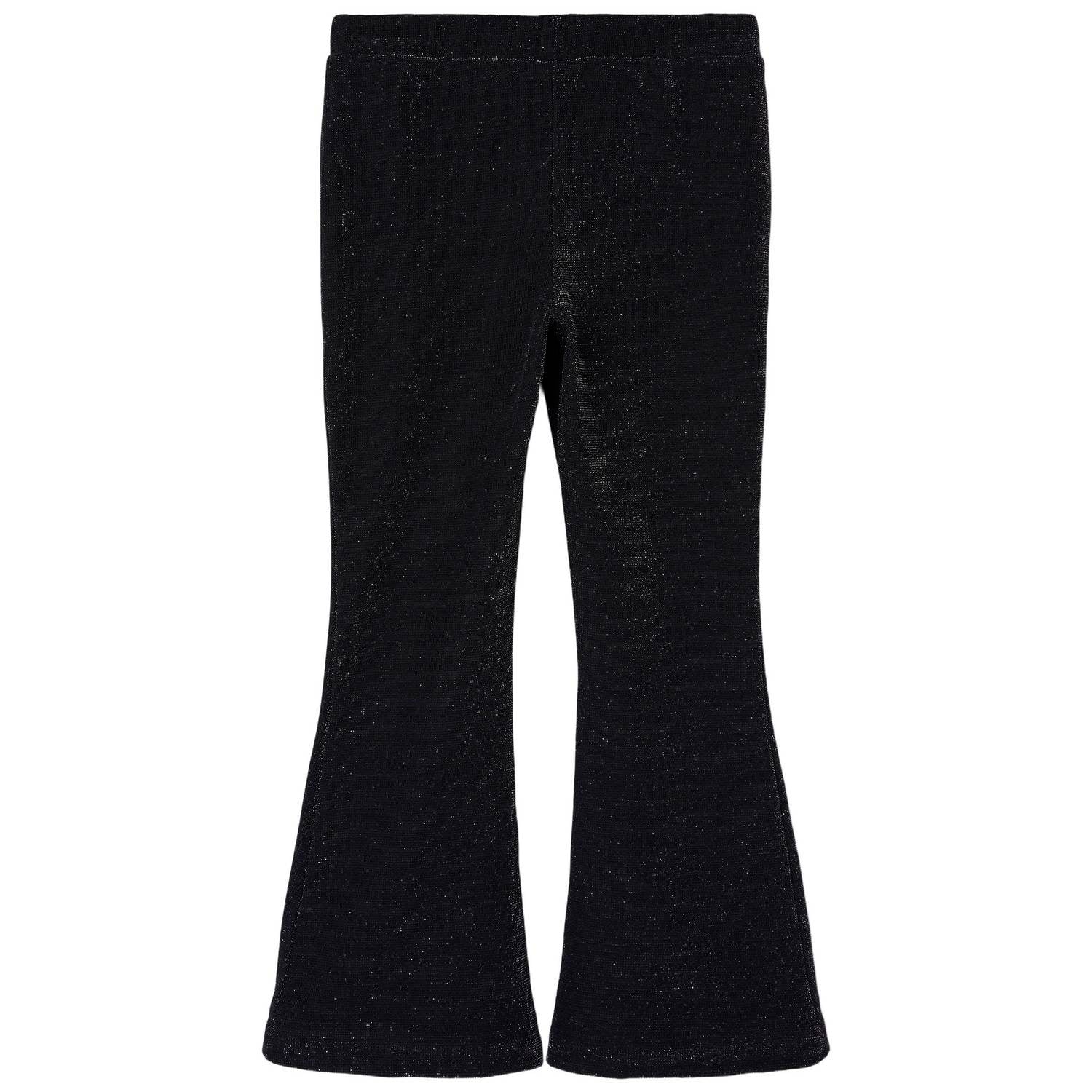 NAME IT MINI flared broek met glitters zwart