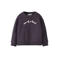 NAME IT MINI sweater met split - donkerpaars
