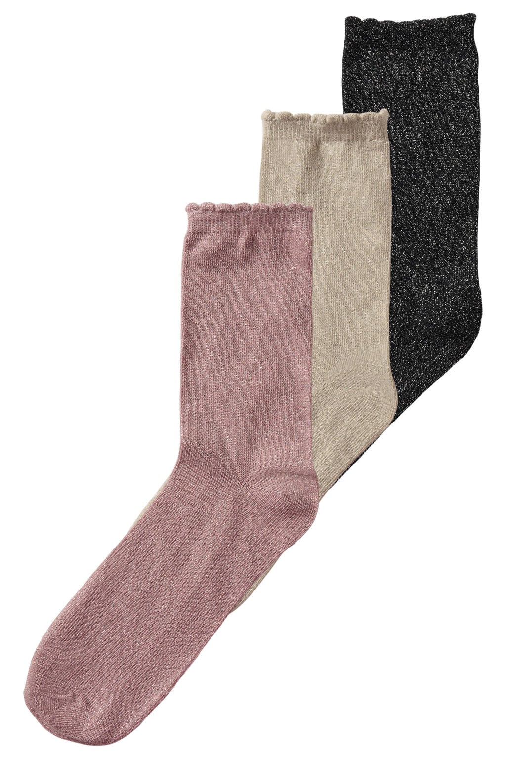 NAME IT KIDS NKFGLITTER sokken (set van 3)
