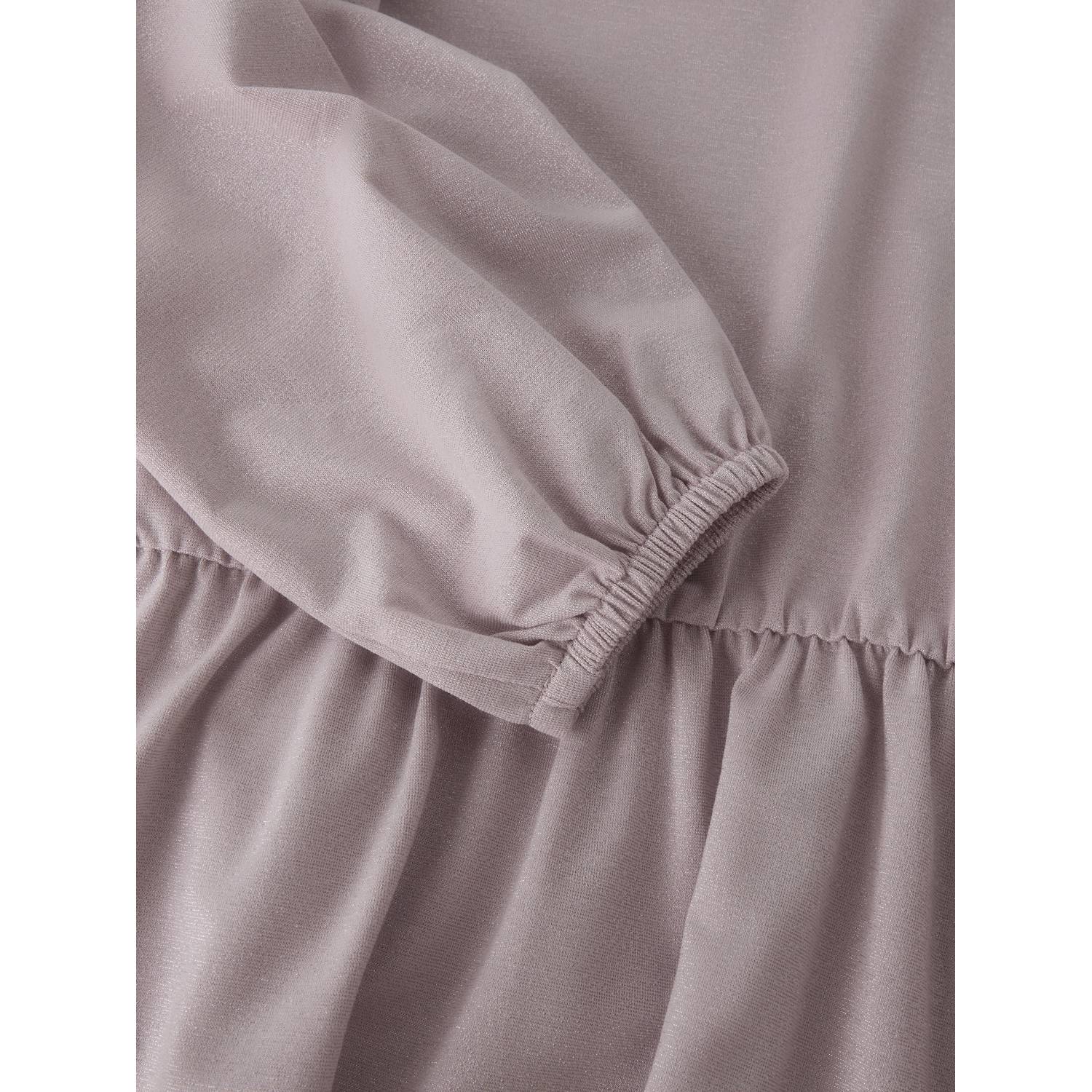 NAME IT MINI midi glitterjurk met glitters lila