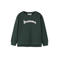 NAME IT MINI sweater met tekst - donkergroen