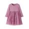 NAME IT MINI midi A-lijn jurk met glitters - roze