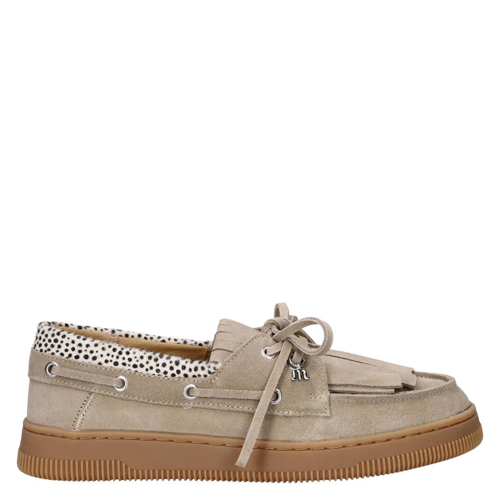Maruti Shelby suède bootschoenen - beige
