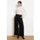 LOLALIZA wide leg broek - zwart