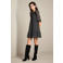 LOLALIZA blousejurk met stippen - zwart/wit