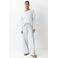 MANGO TEEN geruite pyjama - pastelgrijs