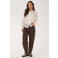 Saint Tropez high waist barrel jeans - bruin