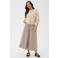 Saint Tropez gebreide vest met kabels en wol - ecru