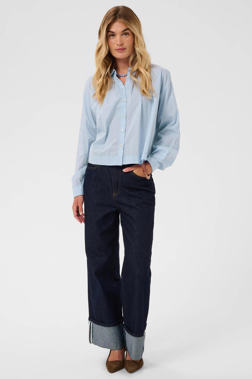 Saint Tropez blouse - lichtblauw