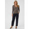 Saint Tropez gebreid vest - taupe