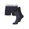 JACK & JONES ADDITIONALS giftbox boxershort + 2 paar sokken - donkerblauw (set van 3)