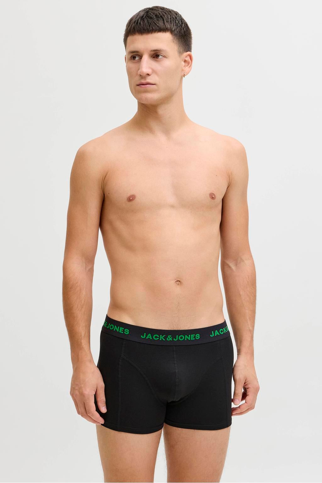 JACK & JONES ADDITIONALS boxershorts - zwart (set van 5)