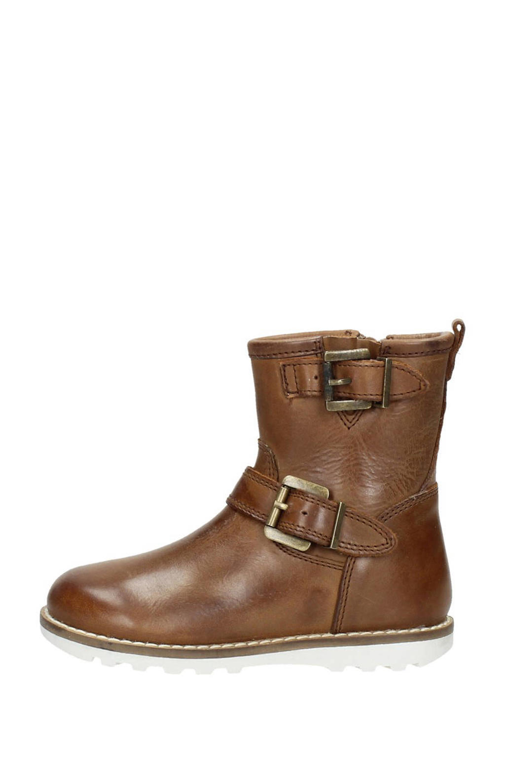 KEQ Enkellaarsjes Cognac