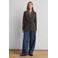 MSCH Copenhagen regular fit blazer met ceintuur - donkerbruin