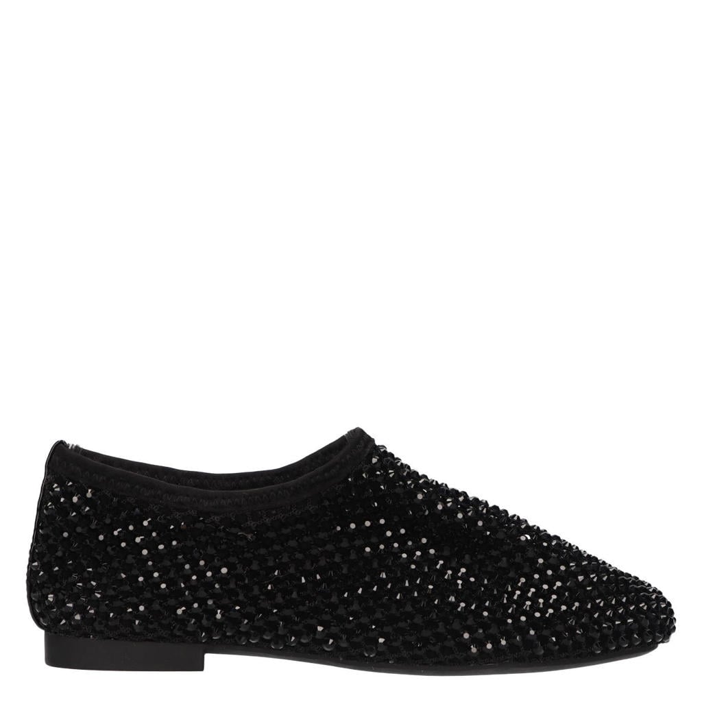 La Strada ballerina's met strass steentjes zwart