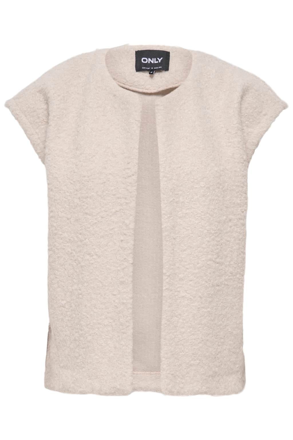 ONLY gebreid vest - beige