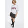 ONLY sweater met tekst - lichtgrijs/rood