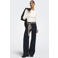 ONLY Onlmadison Hw Wide Scarf Dnm Gua56 jeans - donkerblauw