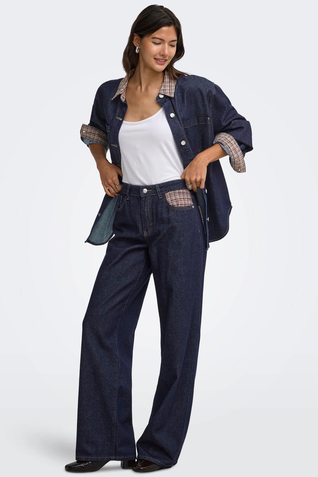 ONLY blouse - donkerblauw