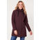 Miss Etam winter softshell jas - donkerrood