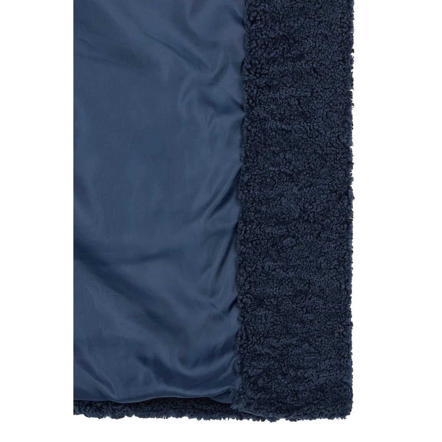 Miss Etam teddy jas donkerblauw