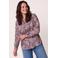 Miss Etam Plus blouse met print - donkerrood