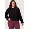 Miss Etam Plus top - zwart