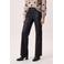 Miss Etam straight leg coated broek - zwart
