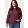 Miss Etam Plus top - donkerrood