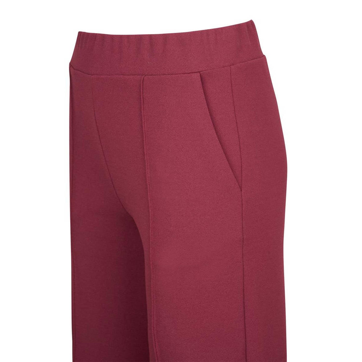 Miss Etam wide leg pantalon donkerrood